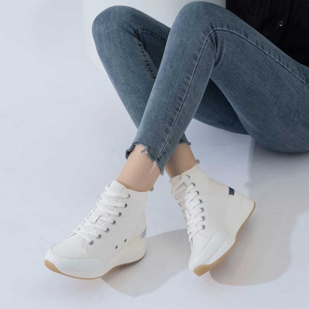 Ladies Wedge Sneakers